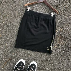 Black Karl Kani Mini Skirt